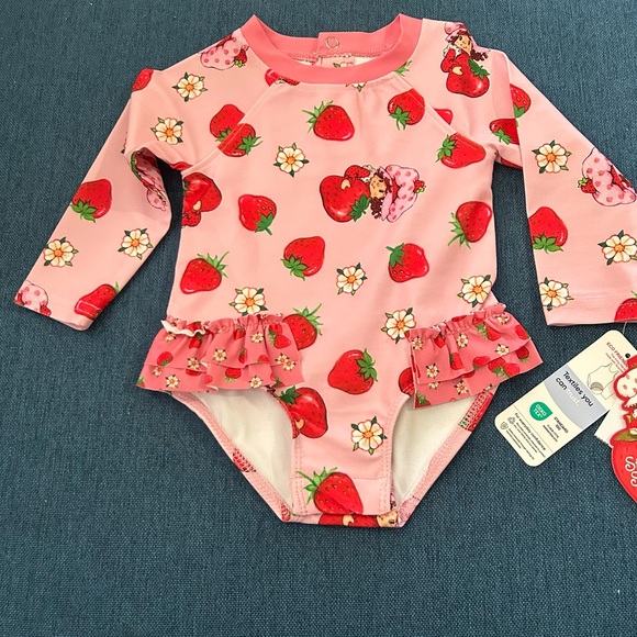 Strawberry Shortcake Baby Swimsuit - Picture 1 of 2